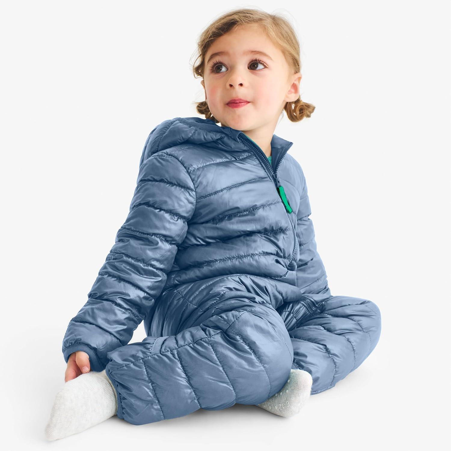 imagePrimary Baby Puffer Bunting Suit WaterRepellent and Windproof Made with 100 Recycled MaterialsCherry