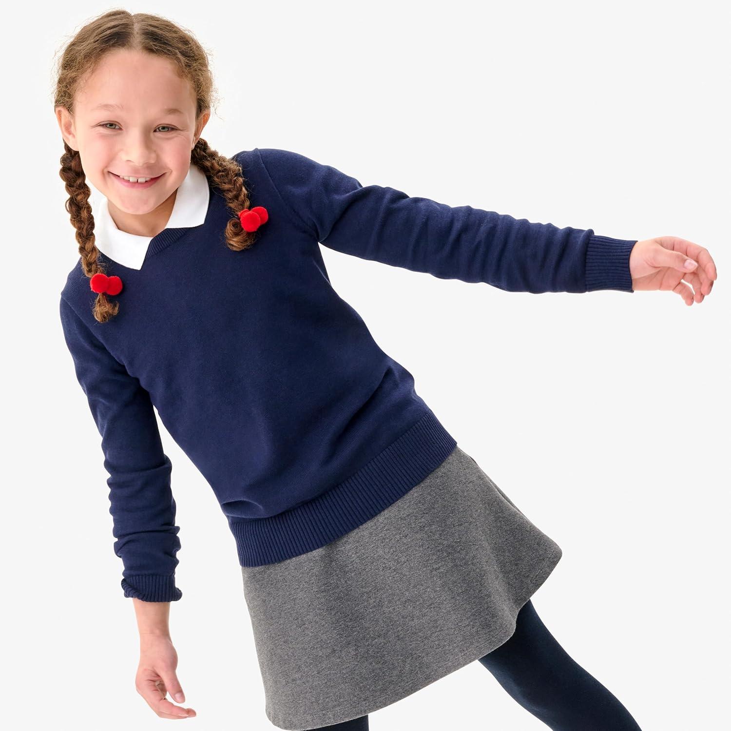 imagePrimary Kids Crewneck Sweater 100 Cotton Knit Pullover Sweater Soft Lightweight LayerIvy