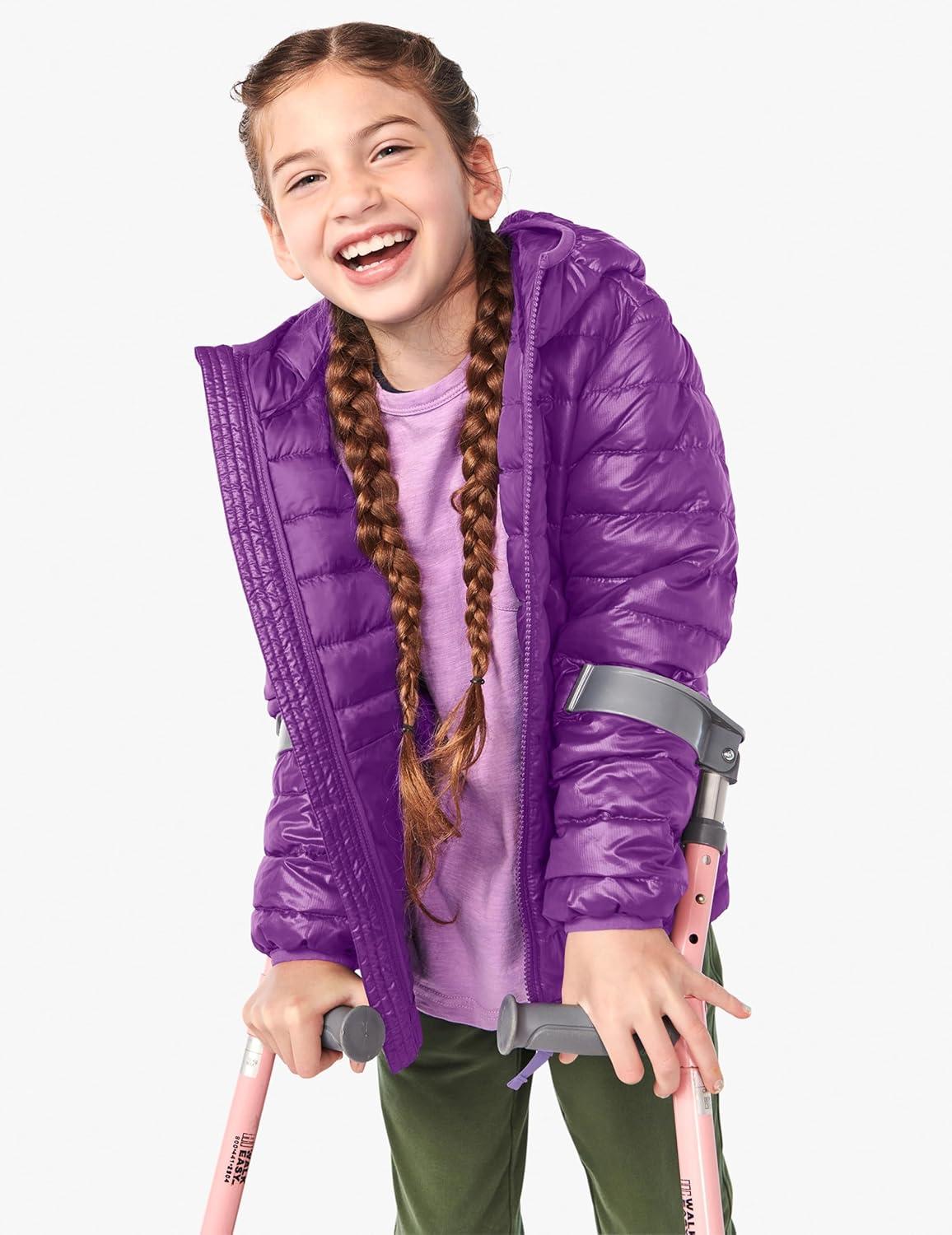 imagePrimary Kids Lightweight Puffer Jacket WaterRepellent and Windproof Made with 100 Recycled MaterialsBlueberry