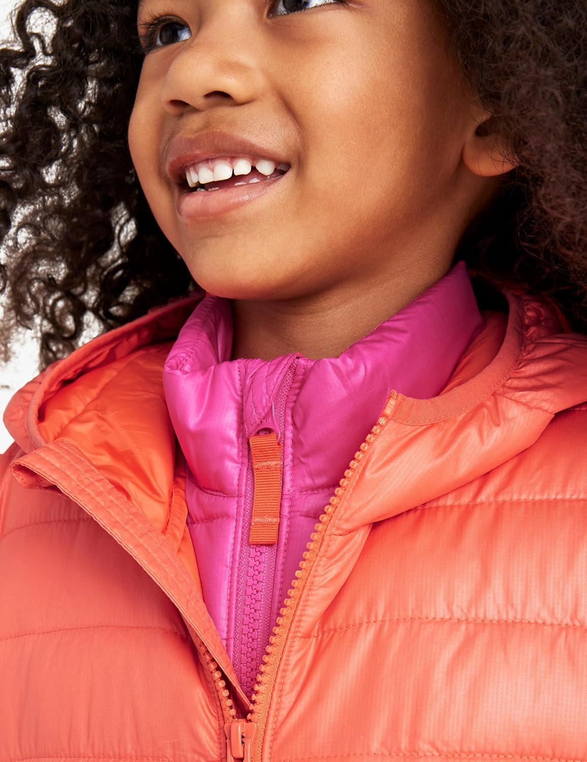 imagePrimary Kids Lightweight Puffer Jacket WaterRepellent and Windproof Made with 100 Recycled MaterialsBlueberry
