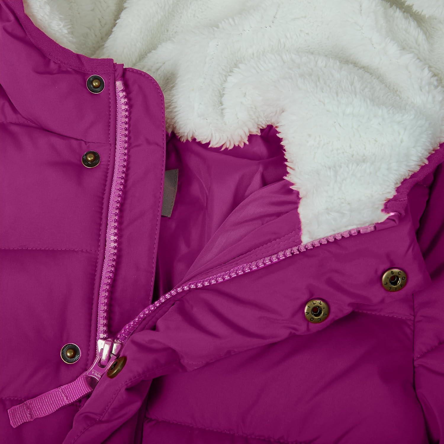 imagePrimary Kids Parka Puffer Coat WaterRepellent and Windproof Made with 100 Recycled MaterialsBoysenberry