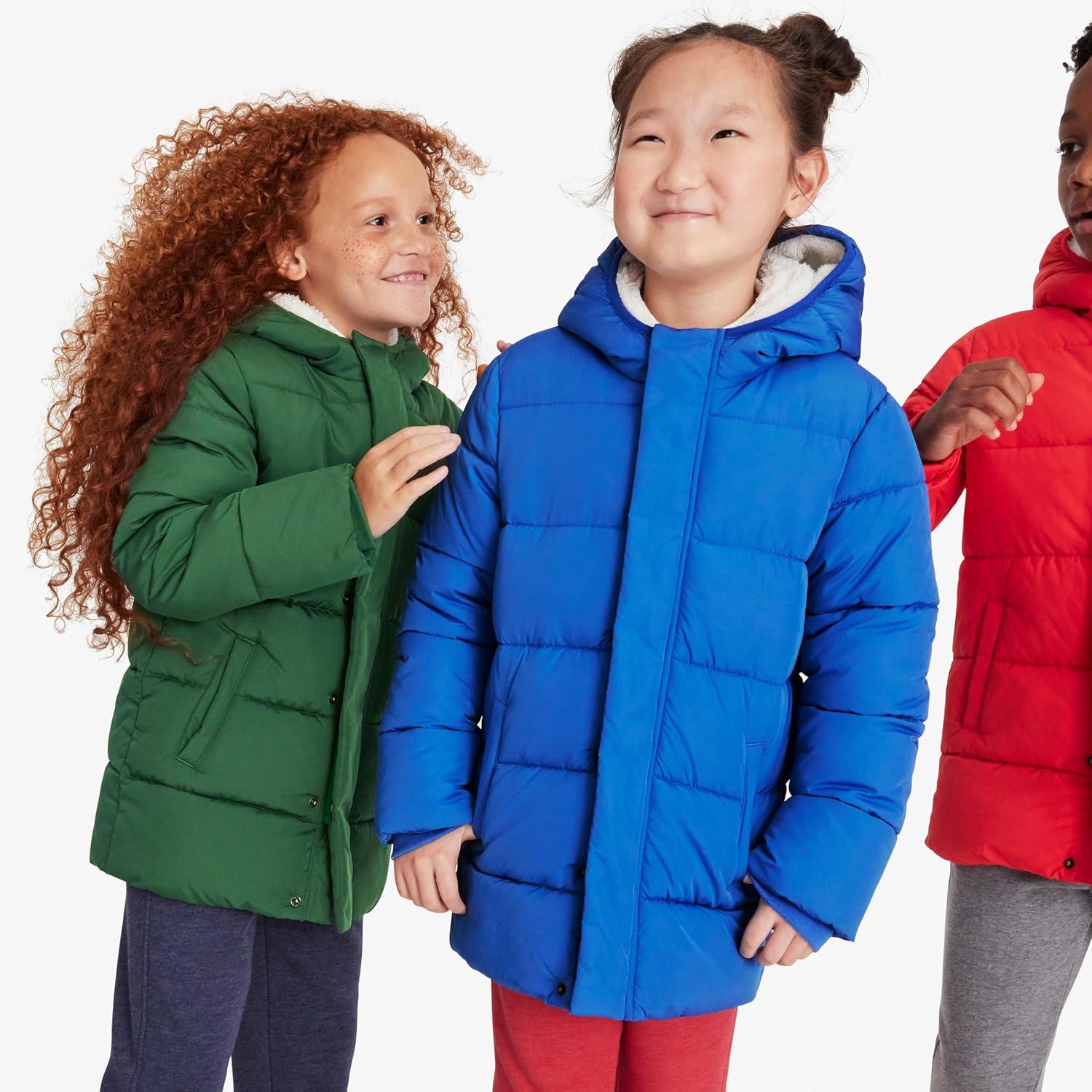 imagePrimary Kids Parka Puffer Coat WaterRepellent and Windproof Made with 100 Recycled MaterialsBoysenberry