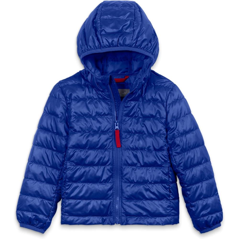 imagePrimary Kids Lightweight Puffer Jacket WaterRepellent and Windproof Made with 100 Recycled MaterialsCobalt