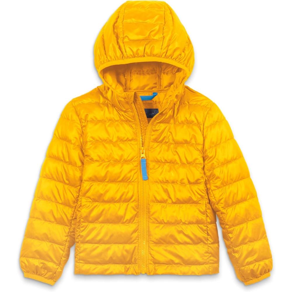 imagePrimary Kids Lightweight Puffer Jacket WaterRepellent and Windproof Made with 100 Recycled MaterialsMustard