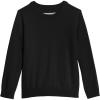 imagePrimary Kids Crewneck Sweater  100 Cotton Knit Pullover Sweater Soft Lightweight LayerBlack