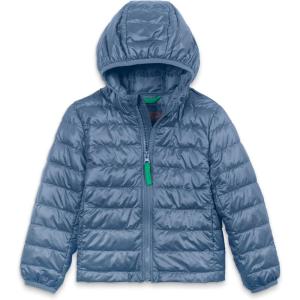 Primary Kids Lightweight Puffer Jacket, Water-Repellent and Windproof, Made with 100% Recycled Materials(Dusk)