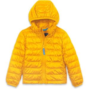 Primary Kids Lightweight Puffer Jacket, Water-Repellent and Windproof, Made with 100% Recycled Materials(Mustard)