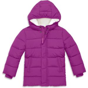 Primary Kids Parka Puffer Coat, Water-Repellent and Windproof, Made with 100% Recycled Materials(Boysenberry)
