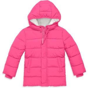 Primary Kids Parka Puffer Coat, Water-Repellent and Windproof, Made with 100% Recycled Materials(Gumball)