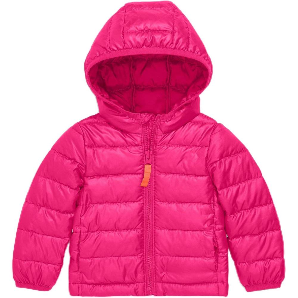 imagePrimary Baby Lightweight Puffer Jacket WaterRepellent and Windproof Made with 100 Recycled MaterialsFuchsia
