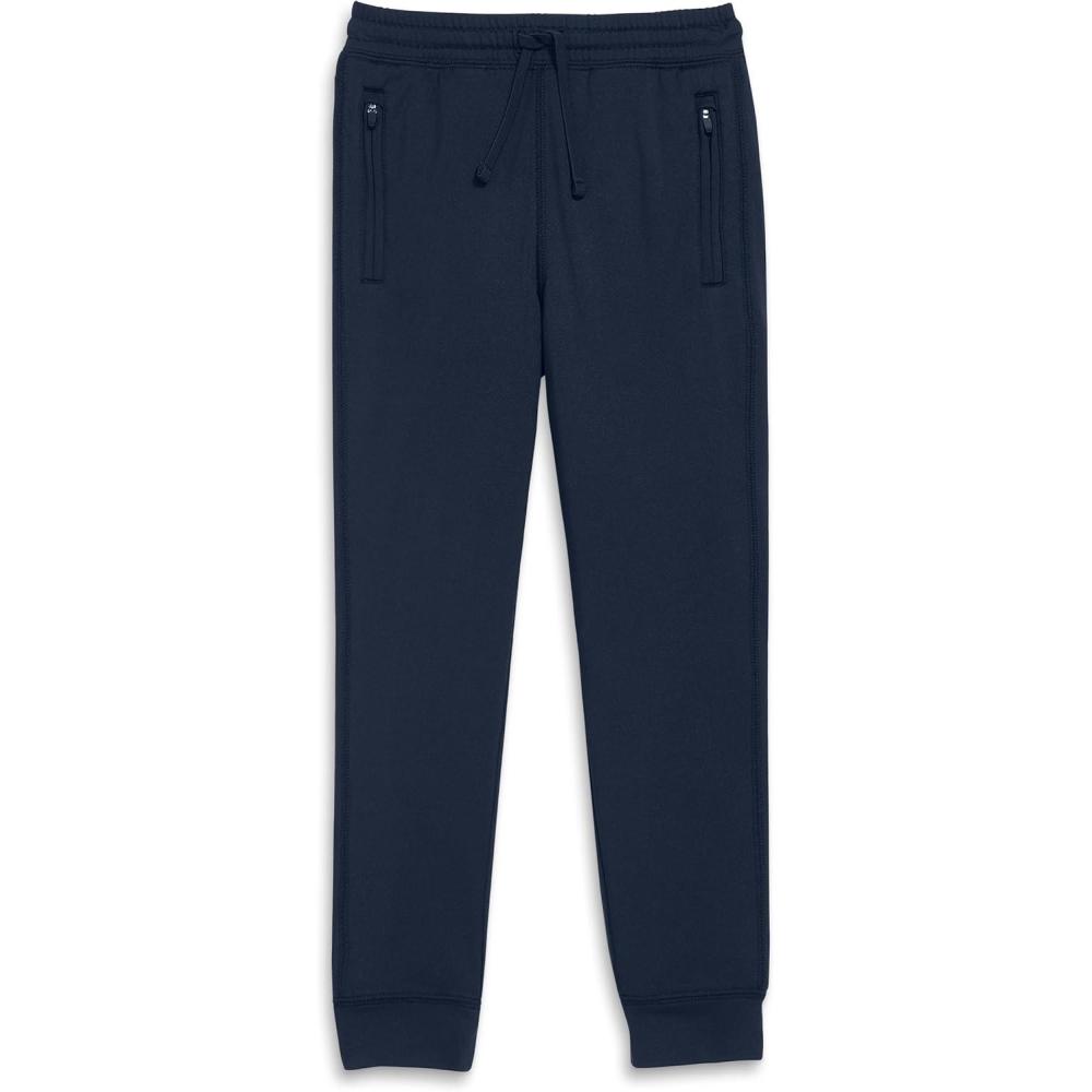 imagePrimary Kids FlexKnit Jogger Recycled Stretch Active Pants with UPF 50 Soft Feel and Adjustable WaistDark Navy