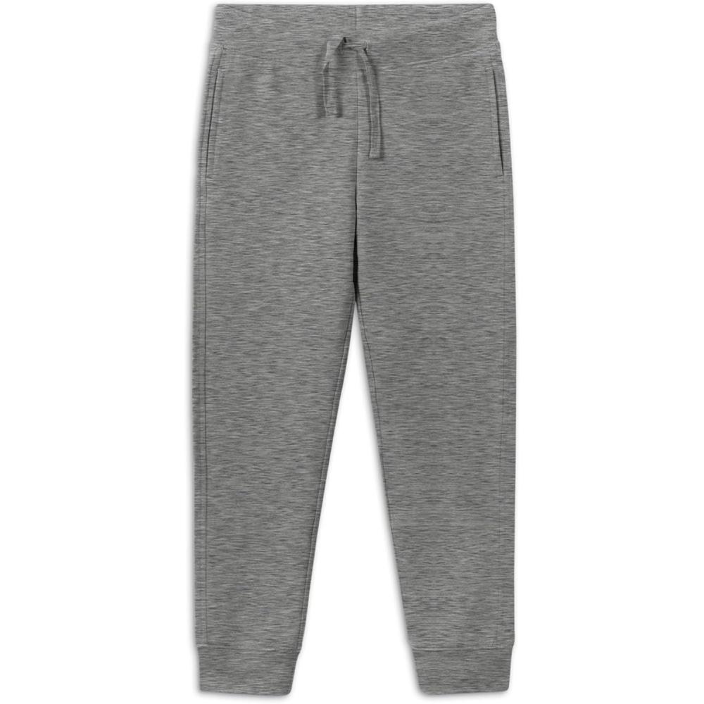 imagePrimary Kids Jogger Sweatpants  Soft Cotton French Terry Pants with Drawstring and PocketsHeather Storm Gray
