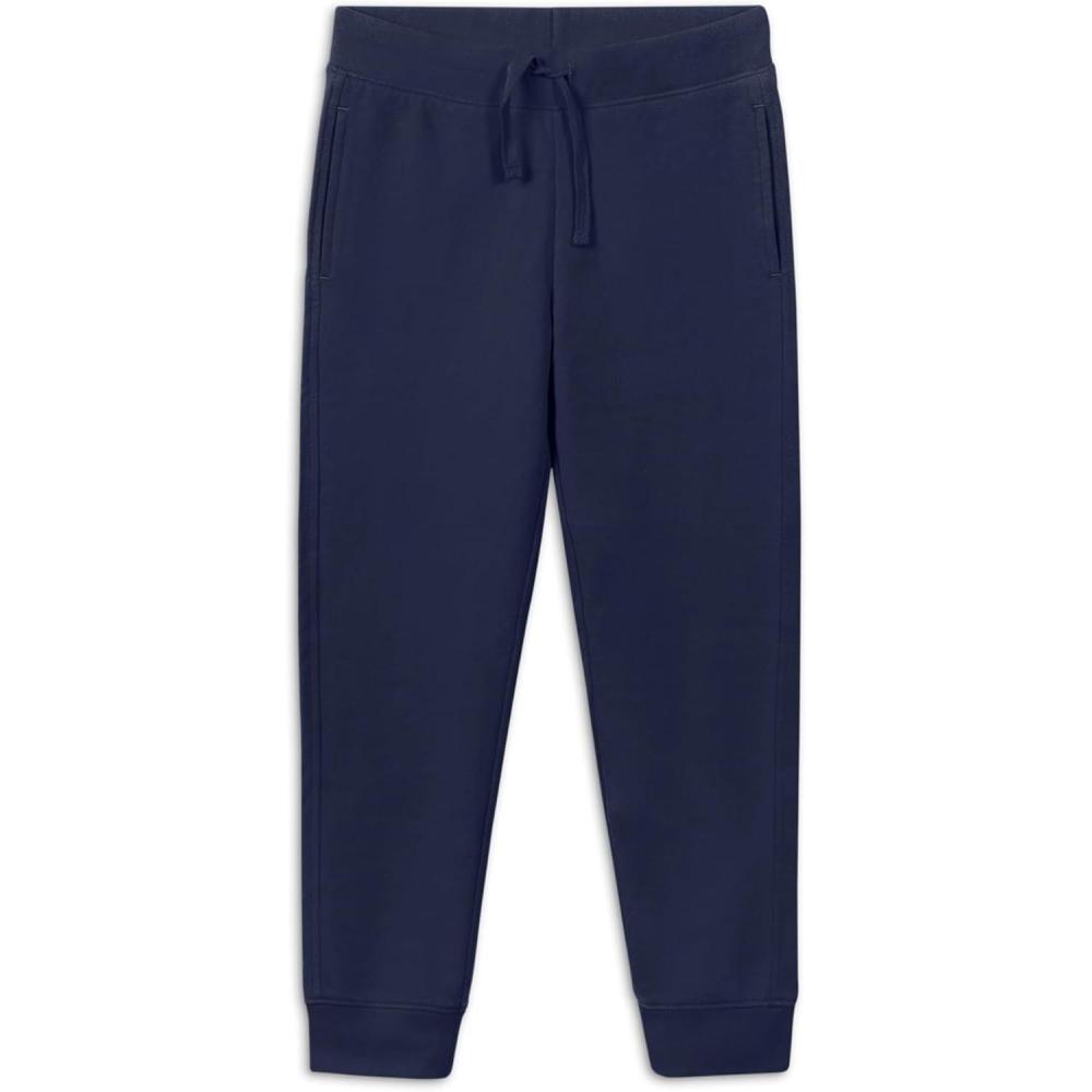 imagePrimary Kids Jogger Sweatpants  Soft Cotton French Terry Pants with Drawstring and PocketsNavy