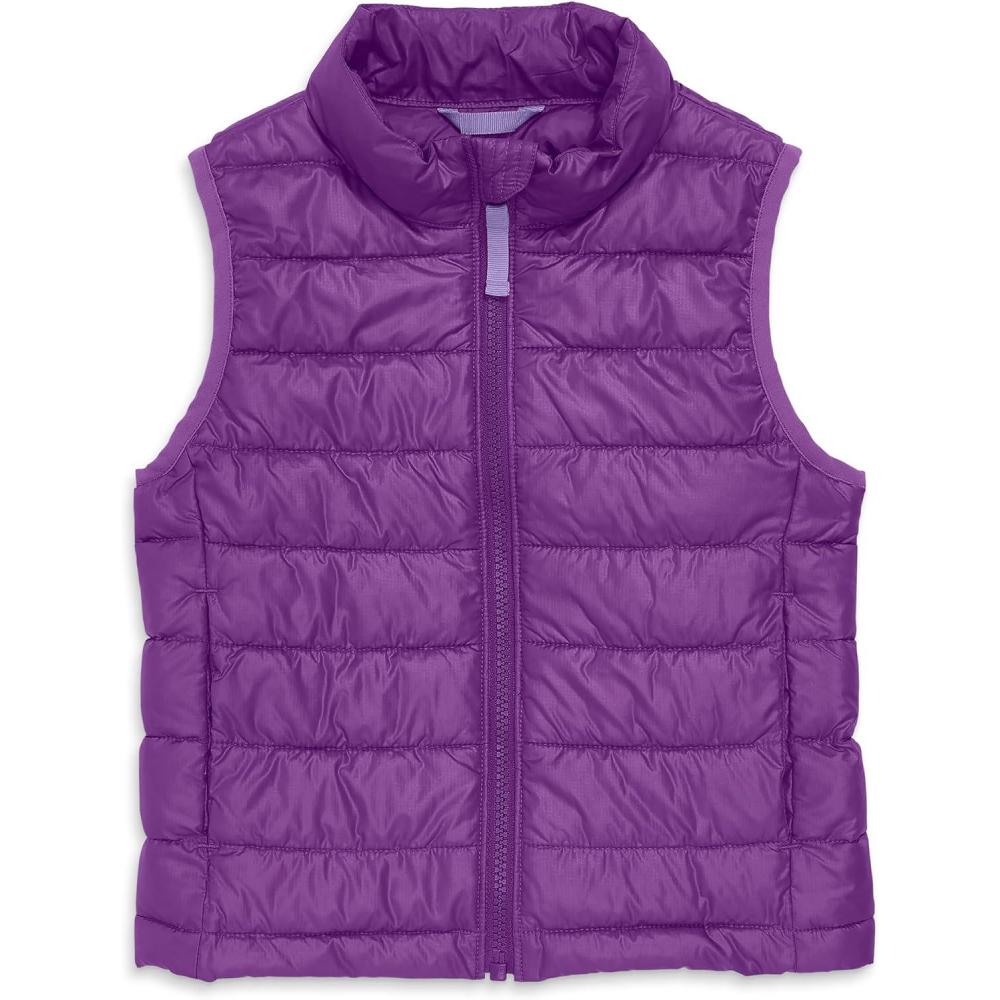 imagePrimary Kids Lightweight Puffer Vest WaterRepellent and Windproof Made with 100 Recycled MaterialsJelly