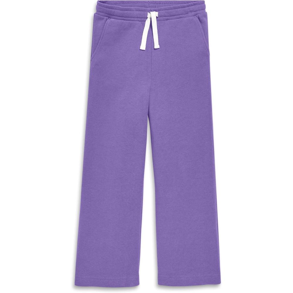 imagePrimary Kids Wide Leg Sweatpant Soft French Terry Pants for Girls amp Boys Relaxed Fit with Functional WaistbandViolet