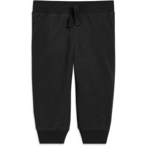 Primary Baby Jogger Sweatpant, Soft French Terry Pull-On Pants for Babies & Toddlers, Comfy Everyday Fit(Black)