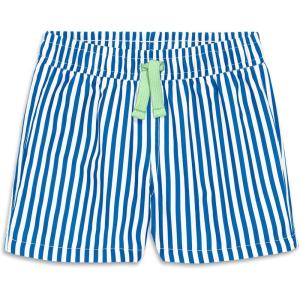 Primary Baby Swim Trunk in Stripe, UPF 50+, Made with Recycled Materials(Cantaloupe White Stripe)