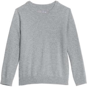 Primary Kids Cotton Cardigan – 100% Cotton Knit Sweater, Soft Lightweight Layer(Heather Gray)