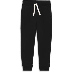 Primary Kids Cozy Fleece Jogger Sweatpants – Soft Cotton Blend Pants with Drawstring and Pockets, Warm Winter Joggers(Black)