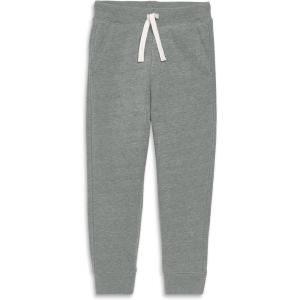 Primary Kids Cozy Fleece Jogger Sweatpants – Soft Cotton Blend Pants with Drawstring and Pockets, Warm Winter Joggers(Heather Black)