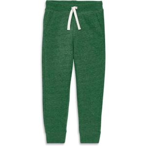 Primary Kids Cozy Fleece Jogger Sweatpants – Soft Cotton Blend Pants with Drawstring and Pockets, Warm Winter Joggers(Heather Evergreen)