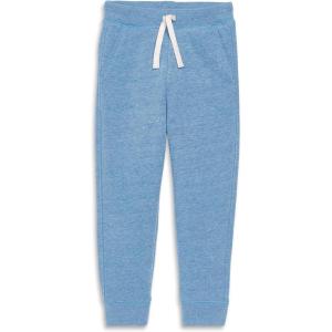Primary Kids Cozy Fleece Jogger Sweatpants – Soft Cotton Blend Pants with Drawstring and Pockets, Warm Winter Joggers(Heather Vintage Blue)