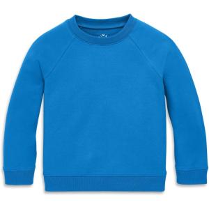 Primary Kids Crewneck Sweatshirt – Soft Cotton French Terry Pullover(Blueberry)