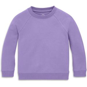 Primary Kids Crewneck Sweatshirt – Soft Cotton French Terry Pullover(Iris)