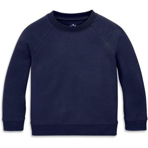Primary Kids Crewneck Sweatshirt – Soft Cotton French Terry Pullover(Navy)