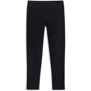Primary Kids Fleece-Lined Legging, Soft Cozy Stretch Pants for Kids, Warm Winter Bottoms for Cold Weather(Black)