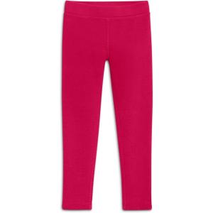 Primary Kids Fleece-Lined Legging, Soft Cozy Stretch Pants for Kids, Warm Winter Bottoms for Cold Weather(Pomegranate)
