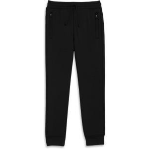 Primary Kids FlexKnit Jogger, Recycled Stretch Active Pants with UPF 50+, Soft Feel and Adjustable Waist(Black)