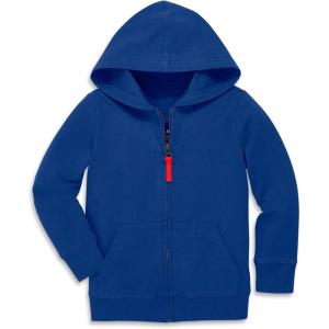 Primary Kids Full Zip Hoodie Sweatshirt – Soft French Terry Zip-Up with Pockets(Cobalt)