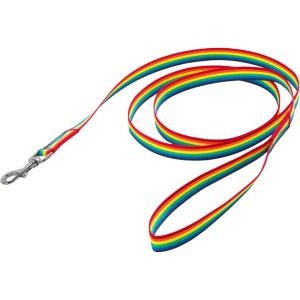 Eco-Friendly Rainbow Dog Leash – Durable Lightweight Pet Lead for Small & Large Dogs, Colorful Pride Accessory Made from Recycled Materials (Large)(Small)
