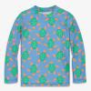 imagePrimary Kids Long Sleeve Rash Guard in Swimming TurtlesCornflower Sea Turtles