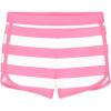 imagePrimary Kids Swim Short in Stripe UPF 50 Made with Recycled MaterialsPink Lemonade White Stripe