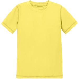Primary Kids Short Sleeve Rash Guard, UPF 50+, Made with Recycled Materials(Banana)
