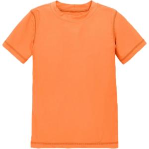 Primary Kids Short Sleeve Rash Guard, UPF 50+, Made with Recycled Materials(Cantaloupe)
