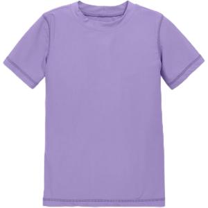 Primary Kids Short Sleeve Rash Guard, UPF 50+, Made with Recycled Materials(Iris)