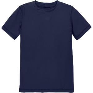 Primary Kids Short Sleeve Rash Guard, UPF 50+, Made with Recycled Materials(Navy)