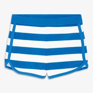 Primary Kids Swim Short in Stripe, UPF 50+, Made with Recycled Materials(Blueberry White Stripe)