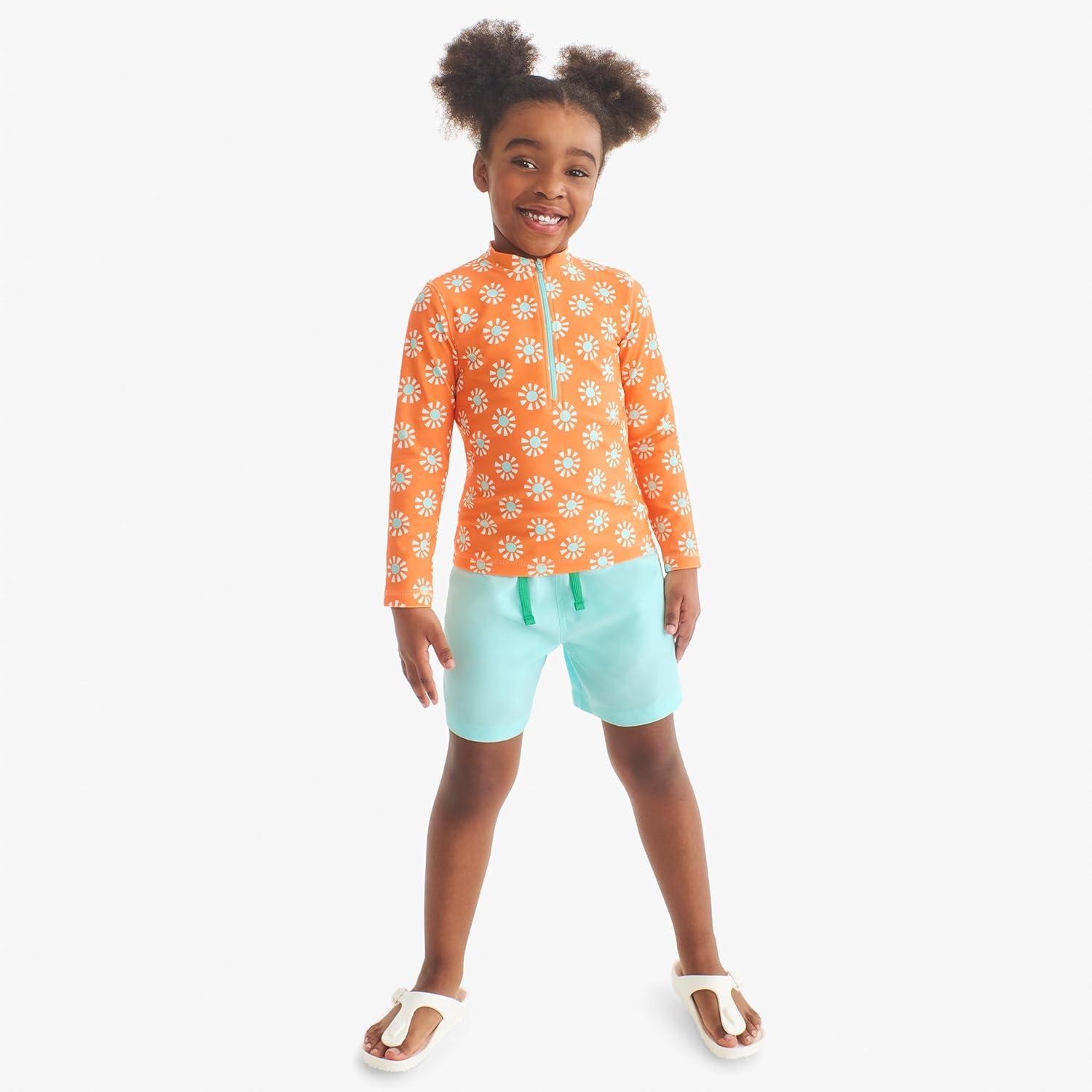 imagePrimary Kids Swim Trunk UPF 50 Made with 100 Recycled MaterialsIris