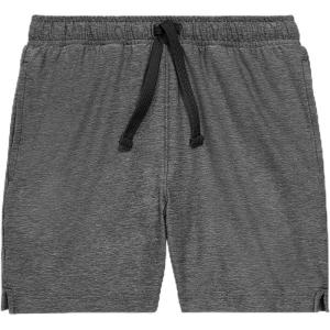 Primary Kids FlexKnit Gym Short, UPF 50+ Active Stretch Shorts(Charcoal)