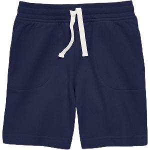 Primary Kids Gym Short, 100% Cotton Pull-On Shorts(Navy)