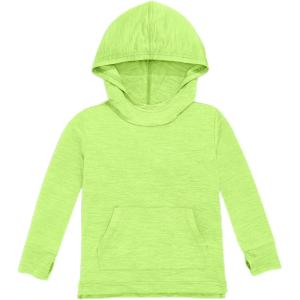 Primary Kids StayCool Lightweight Active Hoodie, UPF 50+ Active Pullover(Lime)