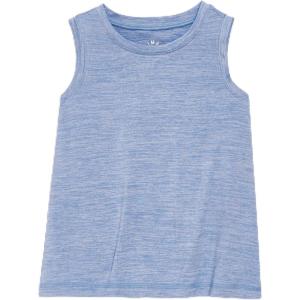 Primary Kids Staycool Active Swing Tank, UPF 50+ Lightweight Athletic Tank(Vintage Blue)