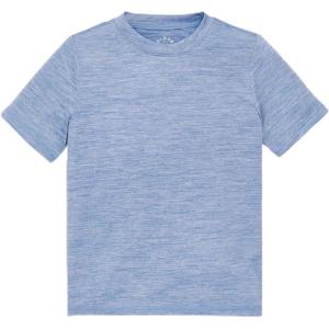 Primary Kids Staycool Active Tee, UPF 50+ Athletic T-Shirt(Vintage Blue)
