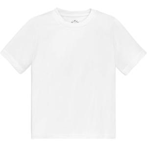 Primary Kids Staycool Active Tee, UPF 50+ Athletic T-Shirt(White)