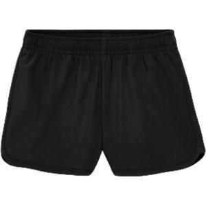Primary Kids Staycool Stretch Running Short, UPF 50+ Lightweight Active Short(Black)