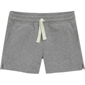 Primary Kids Track Short, 100% Cotton Pull-On Shorts(Heather Storm Gray)